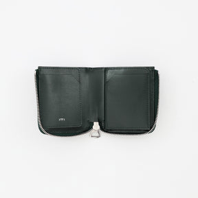 CRISTY VERY COMPACT WLT .5 / DIPLO FJORD｜本革 レザー ミニ財布 メンズ レディース 限定 リミテッド キャッシュレス ブランド ダーク グリーン 深 緑 開運 縁起 金運｜ITTI (イッチ) 公式 