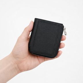 黒桟革 漆レザー 本革ミニ財布|CRISTY VERY COMPACT WLT .5 / KUROZAN 黒桟革 漆レザー 本革ミニ財布|CRISTY VERY COMPACT WLT .5 / KUROZAN