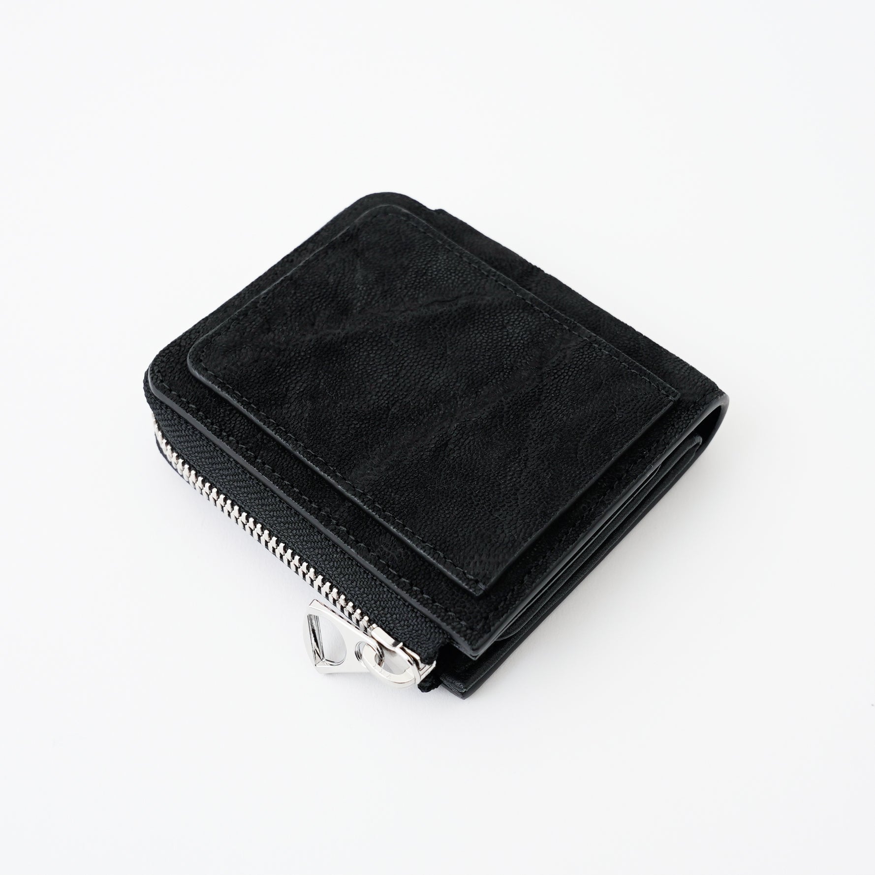 CRISTY VERY COMPACT WLT.5 / ELEPHANT｜ワシントン条約規制 希少エレファントレザー使用 本革L字ファスナー財布 メンズ レディース ギフト｜ITTI（イッチ）公式