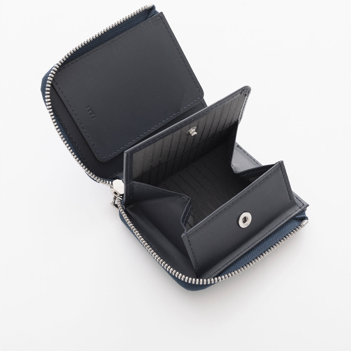 ITTI (イッチ) | CRISTY VERY COMPACT WLT .5 / AI CROCO(クリスティベリーコンパクトウォレット/藍クロコダイル)レザー 本革 サイフ 財布 さいふ ミニ キャッシュレス メンズ レディース