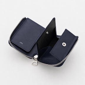 藍染クロコダイルレザー 本革ミニ財布 ｜CRISTY VERY COMPACT WLT .5 / AI CROCO｜ITTI（イッチ）公式