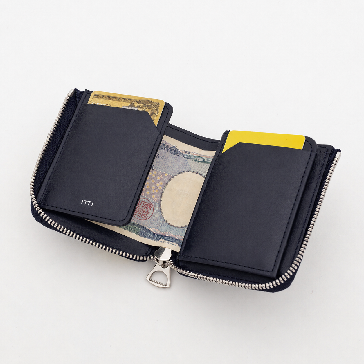 藍染クロコダイルレザー 本革ミニ財布 |CRISTY VERY COMPACT WLT .5 藍染クロコダイルレザー 本革ミニ財布 |CRISTY VERY COMPACT WLT .5