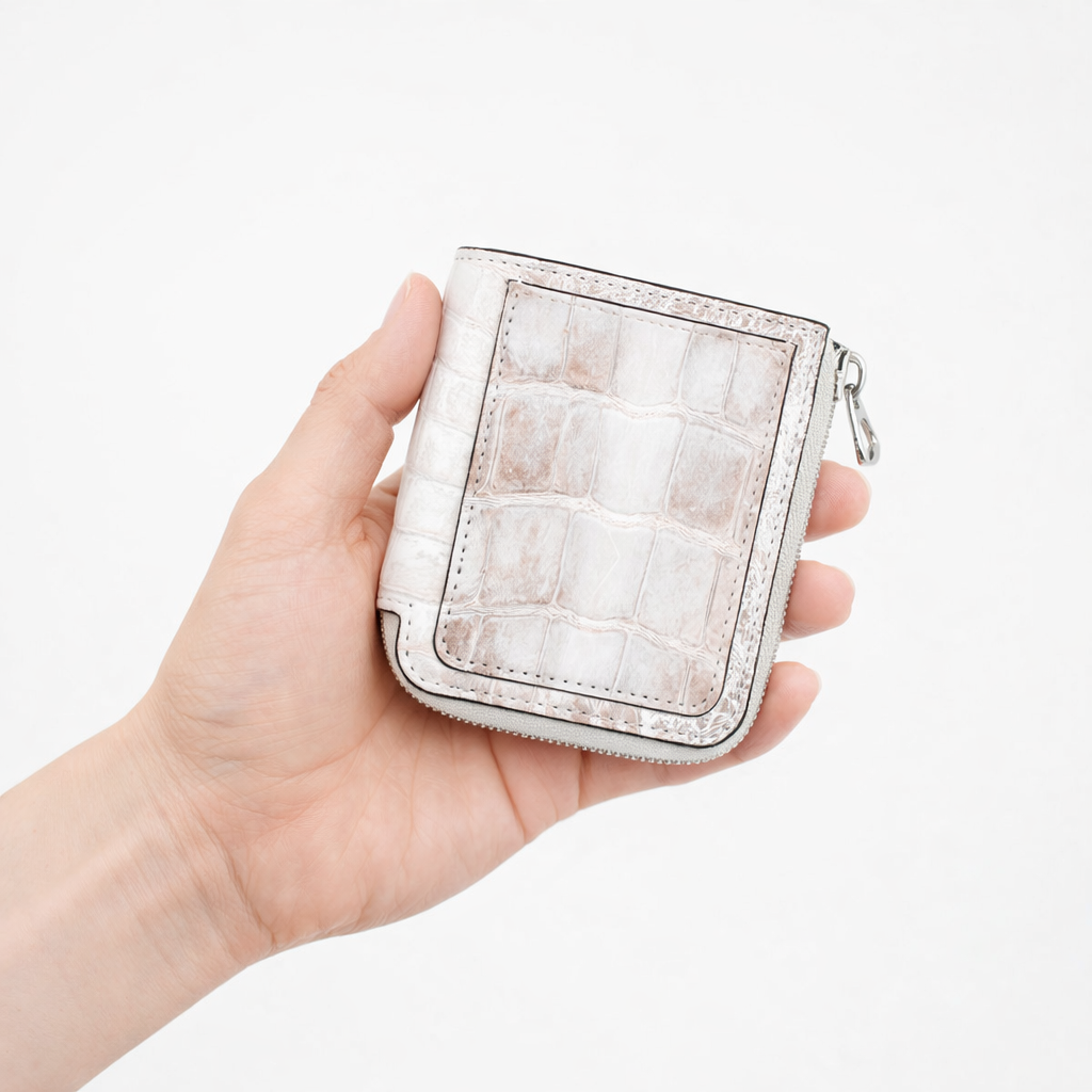 CRISTY VERY COMPACT WLT .5 / HIMALAYA｜ヒマラヤ クロコダイル レザー 本革 ミニ財布 キャッシュレス メンズ レディース ブランド｜ITTI (イッチ) 公式通販