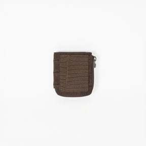 CRISTY VERY COMPACT WLT .5 / NUBUCK CROCO｜クリスティベリーコンパクトウォレット / ヌバッククロコ｜ ITTI (イッチ）公式