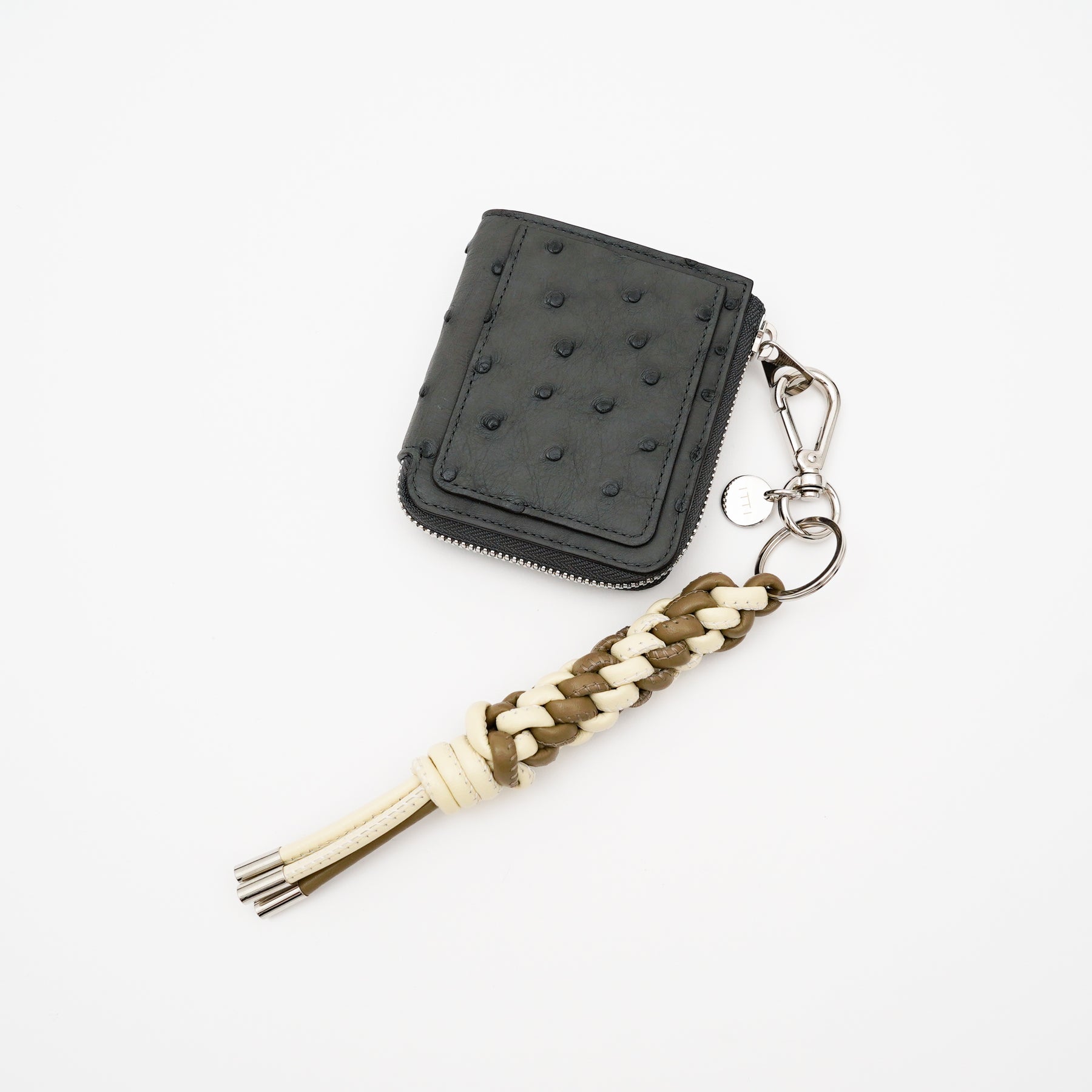 CRISTY VERY COMPACT WLT .5 / OSTRICH｜オーストリッチレザー ミニ財布｜ITTI（イッチ）公式