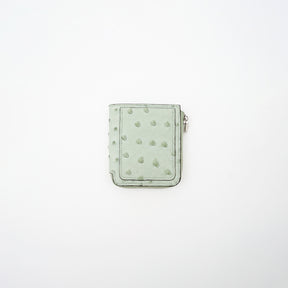 CRISTY VERY COMPACT WLT .5 / OSTRICH｜オーストリッチレザー ミニ財布｜ITTI（イッチ）公式
