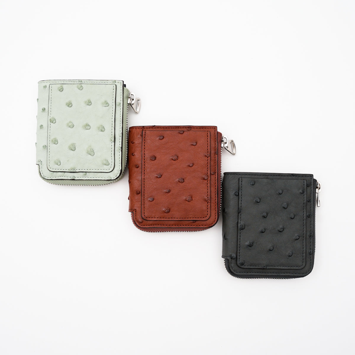 CRISTY VERY COMPACT WLT .5 / OSTRICH｜オーストリッチレザー ミニ財布｜ITTI（イッチ）公式