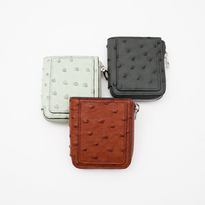 CRISTY VERY COMPACT WLT .5 / OSTRICH｜オーストリッチレザー ミニ財布｜ITTI（イッチ）公式