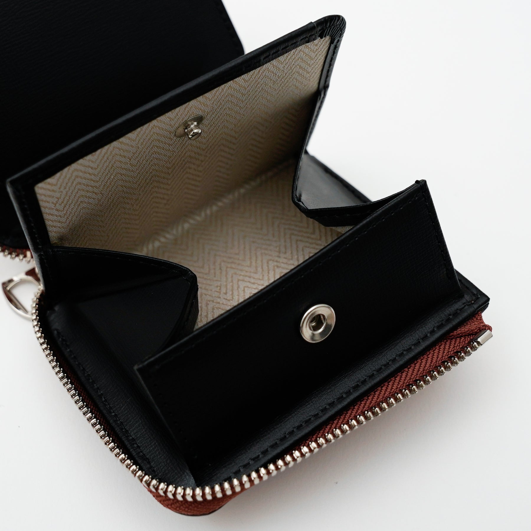 CRISTY VERY COMPACT WLT .5 / OSTRICH｜オーストリッチレザー ミニ財布｜ITTI（イッチ）公式