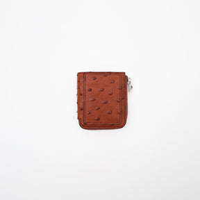 CRISTY VERY COMPACT WLT .5 / OSTRICH｜オーストリッチレザー ミニ財布｜ITTI（イッチ）公式