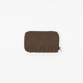 CRISTY SMART MID WLT .5 / NUBUCK CROCO【LIMITED】｜クロコダイルレザーのミディアム財布 メンズ レディース｜ITTI（イッチ）公式