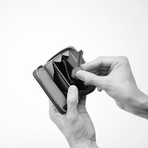 ITTI (イッチ) | CRISTY COIN CARD WLT / TOLQ FUR (クリスティコインカードウォレット / トルク 転写ファー) | 財布 さいふ サイフ ミニ 小さい キャッシュレス 鍵 収納 プリント レザー ブランド メンズ レディース