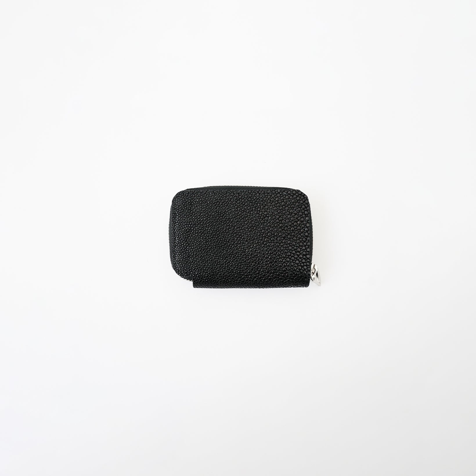 CRISTY COIN CARD WLT / KUROEI｜希少エイ革×漆 本革ミニ財布 ラウンドファスナー メンズ レディース ギフト｜ITTI（イッチ）公式