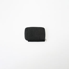CRISTY COIN CARD WLT / KUROEI｜希少エイ革×漆 本革ミニ財布 ラウンドファスナー メンズ レディース ギフト｜ITTI（イッチ）公式