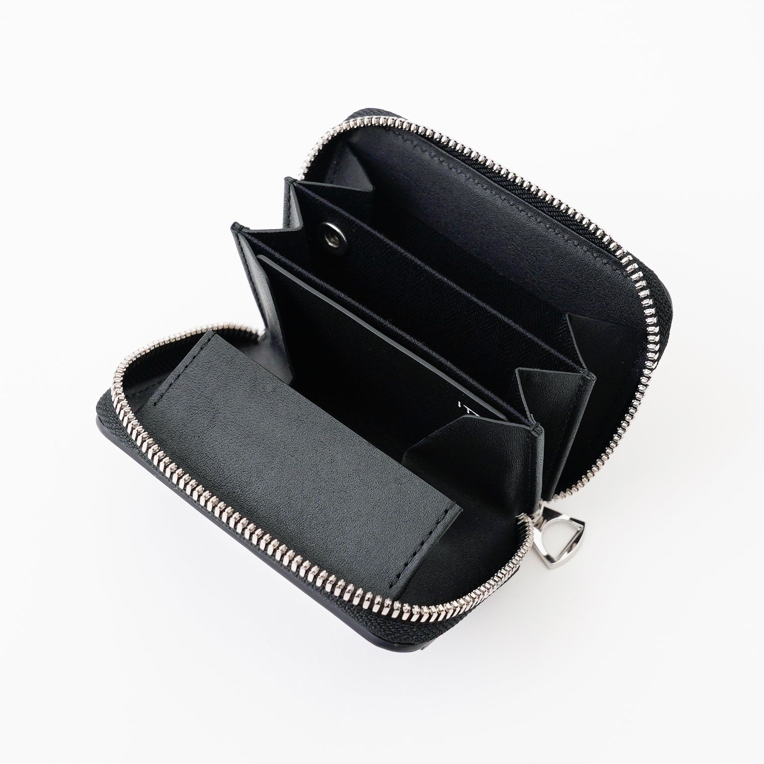 CRISTY COIN CARD WLT / ELEPHANT｜ワシントン条約規制 希少エレファントレザー使用 本革ミニ財布 ラウンドファスナー メンズ レディース ギフト｜ITTI（イッチ）公式