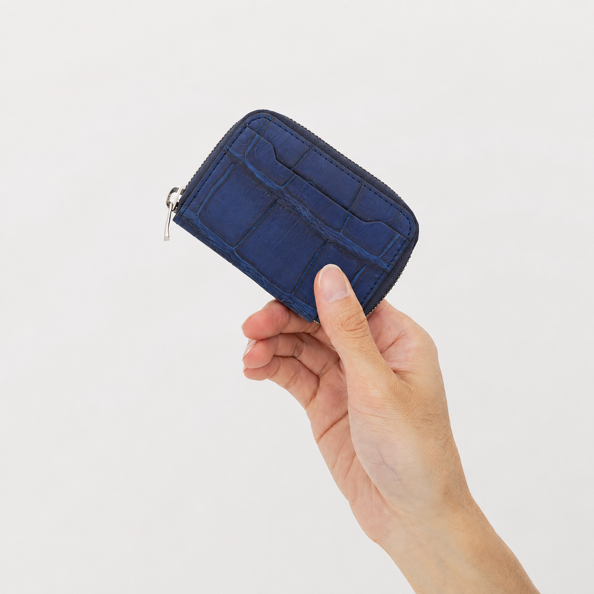 CRISTY COIN CARD WLT｜AI CROCO 藍染クロコダイルレザー使用 ミニ財布｜ITTI（イッチ）公式