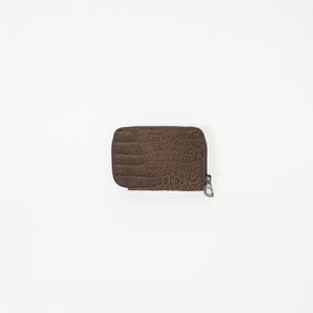 CRISTY COIN CARD WLT / NUBUCK CROCO【LIMITED】｜クロコダイルレザーのミニ財布 メンズ レディース｜ITTI（イッチ）公式