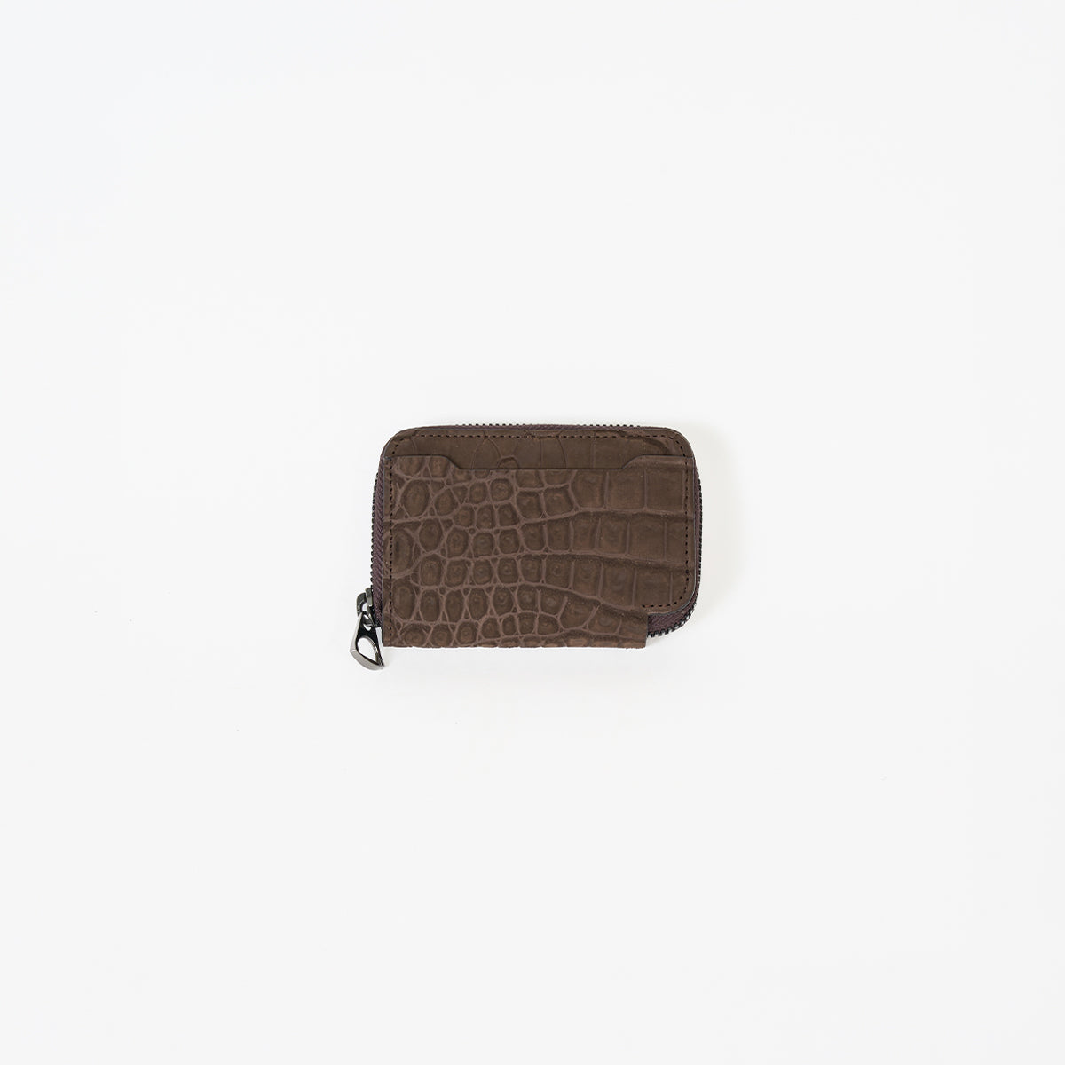 CRISTY COIN CARD WLT / NUBUCK CROCO【LIMITED】｜クロコダイルレザーのミニ財布 メンズ レディース｜ITTI（イッチ）公式