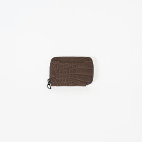 CRISTY COIN CARD WLT / NUBUCK CROCO【LIMITED】｜クロコダイルレザーのミニ財布 メンズ レディース｜ITTI（イッチ）公式