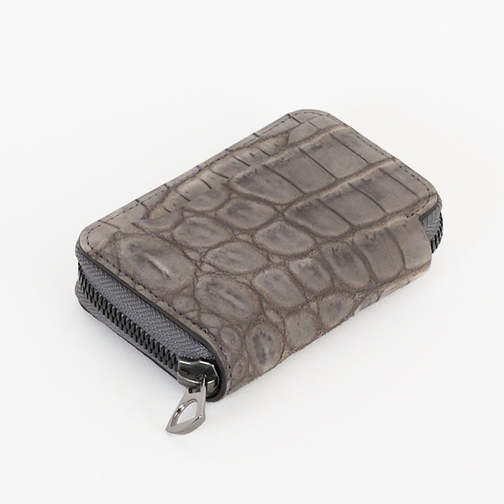 CRISTY COIN CARD WLT / NUBUCK CROCO【LIMITED】｜クロコダイルレザーのミニ財布 メンズ レディース｜ITTI（イッチ）公式