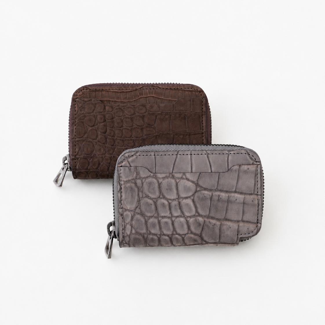 CRISTY COIN CARD WLT / NUBUCK CROCO【LIMITED】｜クロコダイルレザーのミニ財布 メンズ レディース｜ITTI（イッチ）公式