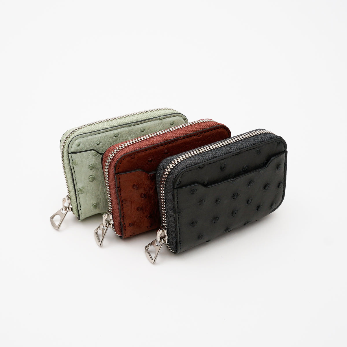 CRISTY COIN CARD WLT｜オーストリッチ使用の上質ミニ財布｜クイルマークが魅力の本革ウォレット｜ITTI（イッチ）公式