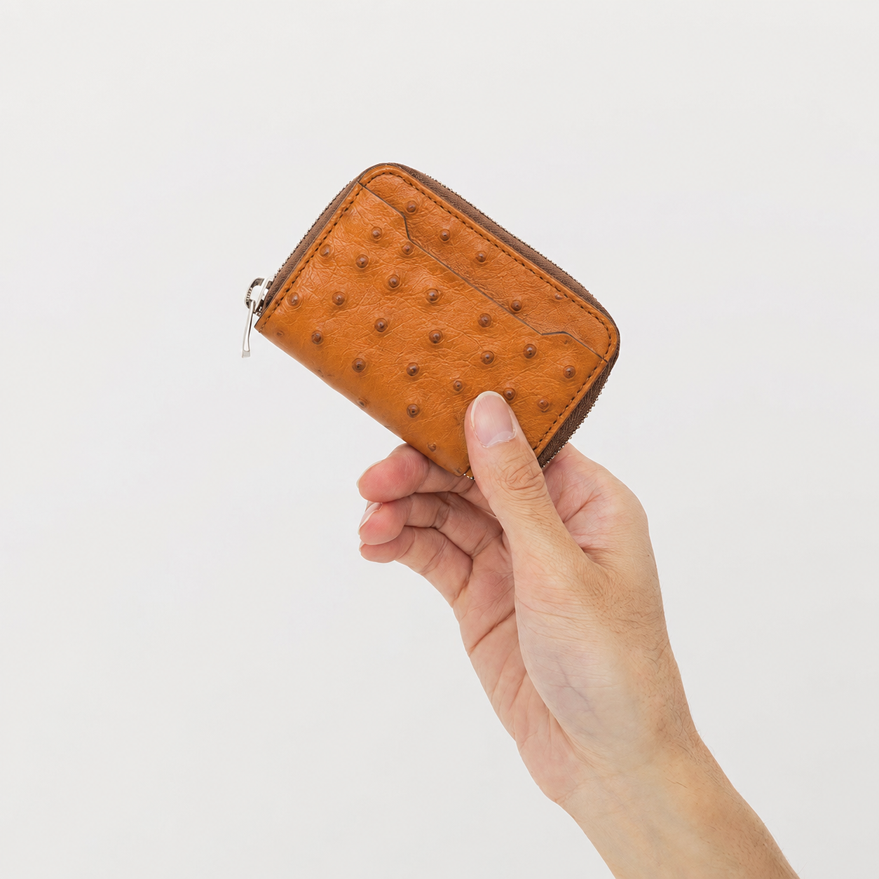 CRISTY COIN CARD WLT｜オーストリッチ使用の上質ミニ財布｜クイルマークが魅力の本革ウォレット｜ITTI（イッチ）公式