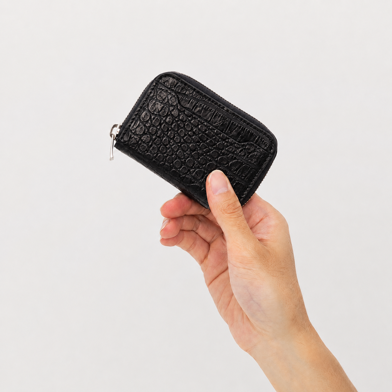 CRISTY COIN CARD WLT｜クロコダイル×リザードの特別仕様ミニ財布