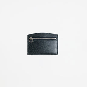 ITTI (イッチ) - CRISTY SMART CARD WLT / CRACK (クリスティスマートカードウォレット / クラック) | ミニ 財布 サイフ さいふ メンズ レディース ブランド レザー ブラック 黒