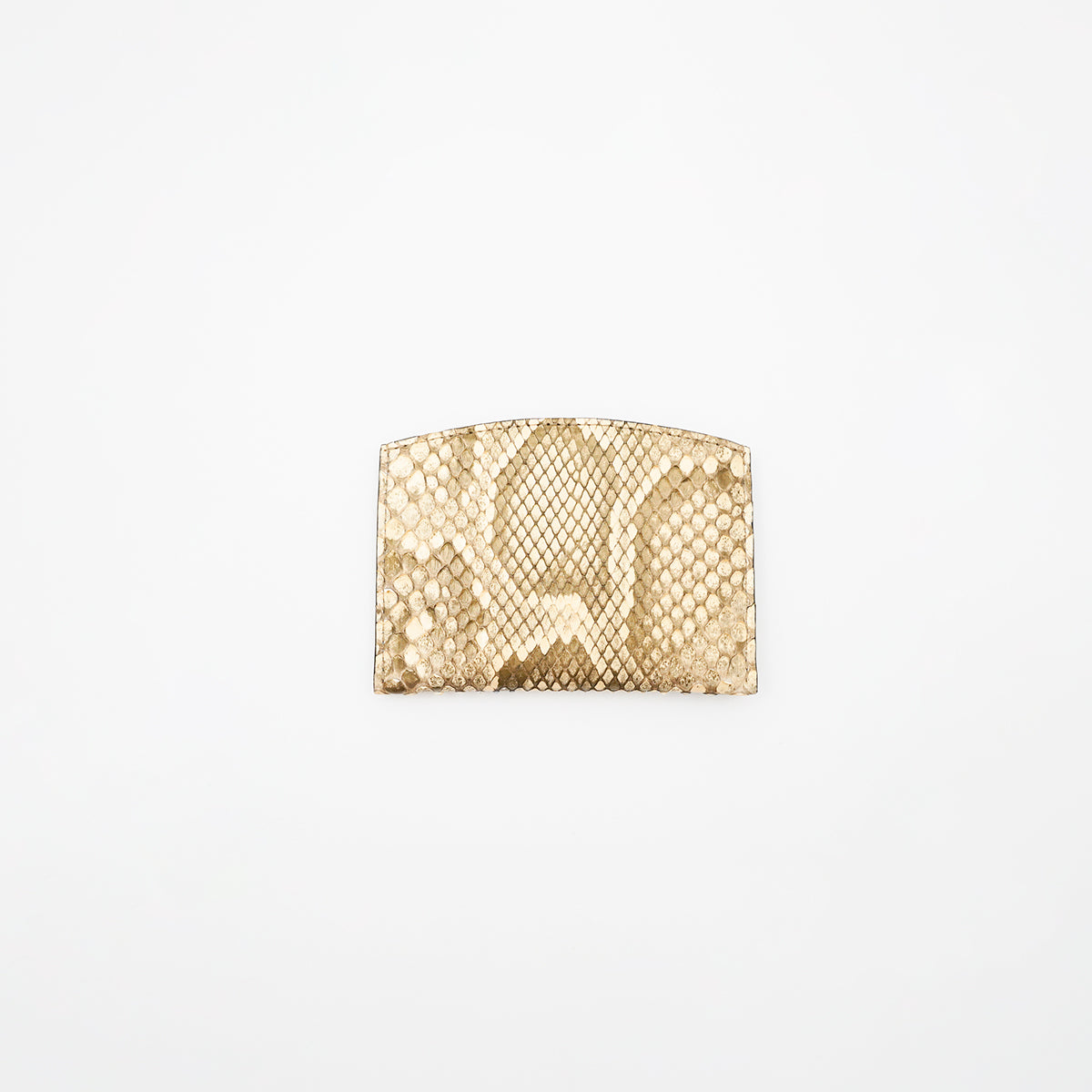 ITTI (イッチ) | CRISTY SMART CARD WLT / GOLD MOLURUS（クリスティスマートカードウォレット / ゴールドモラレス）｜パイソン 蛇革 レザー ミニ財布 メンズ レディース｜ITTI（イッチ）公式