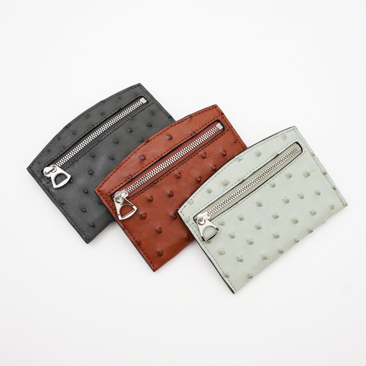 CRISTY SMART CARD WLT/OSTRICH