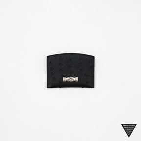 CRISTY SMART CARD WLT / OSTRICH -25Q3｜最小最薄 ミニ財布 オーストリッチ 本革 キャッシュレス メンズ レディース｜ITTI（イッチ）公式