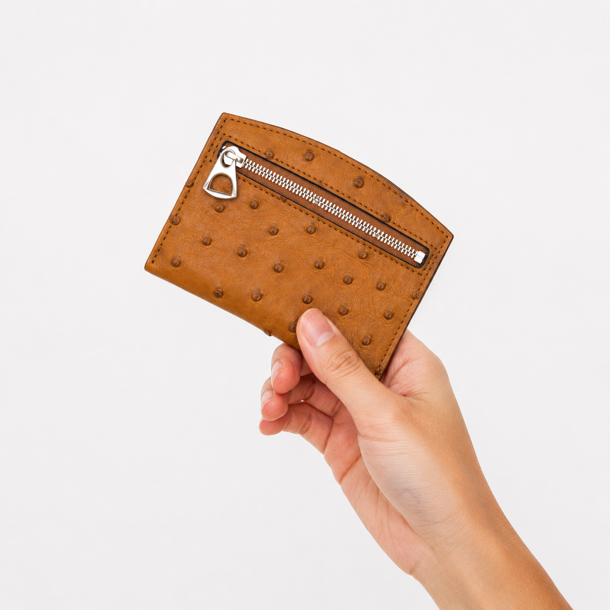 CRISTY SMART CARD WLT / OSTRICH｜クイルマークが魅力の高級オーストリッチレザー財布｜ITTI（イッチ）公式