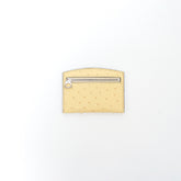 ITTI (イッチ) | CRISTY SMART CARD WLT / OSTRICH (クリスティスマートカードウォレット / オーストリッチ) 財布 さいふ サイフ スリム キャッシュレス メンズ レディース レザー ブランド エキゾチック 薄い アイボリー ベージュ 生成り きなり オフホワイト