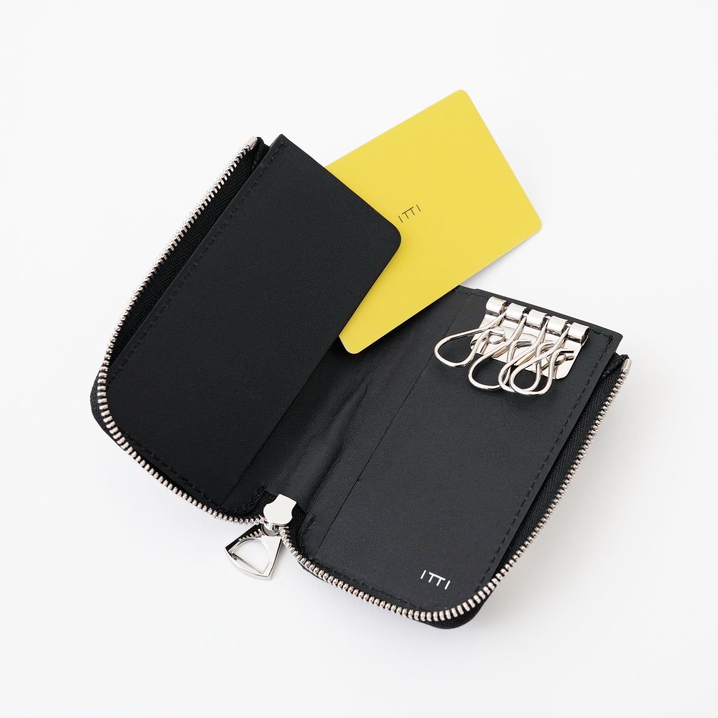 CRISTY KEY CARD CASE / KUROEI｜希少エイ革×漆 本革キーケース カードケース スマートキー対応 メンズ レディース ギフト｜ITTI（イッチ）公式