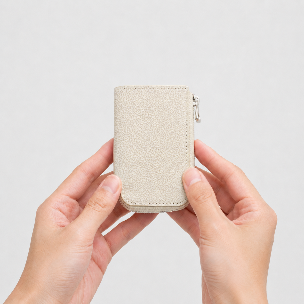 CRISTY KEY CARD CASE / SHIRO｜白鞣し革 スマートキー対応 本革 キー