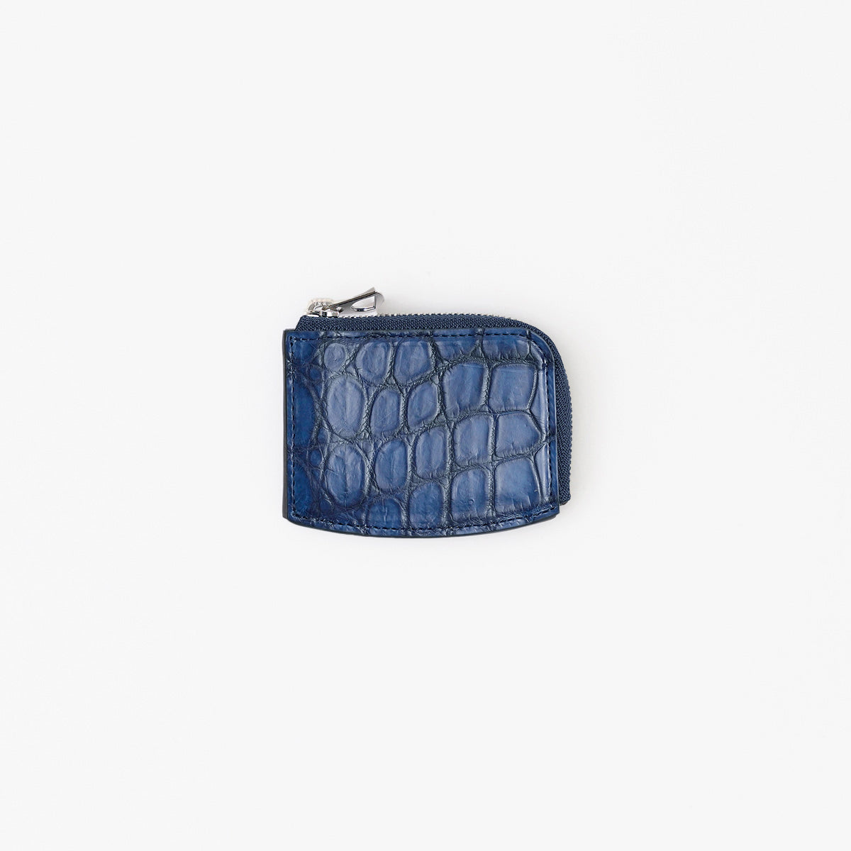 CRISTY KEY COIN CASE / AI CROCO – 藍染クロコダイルレザー キー