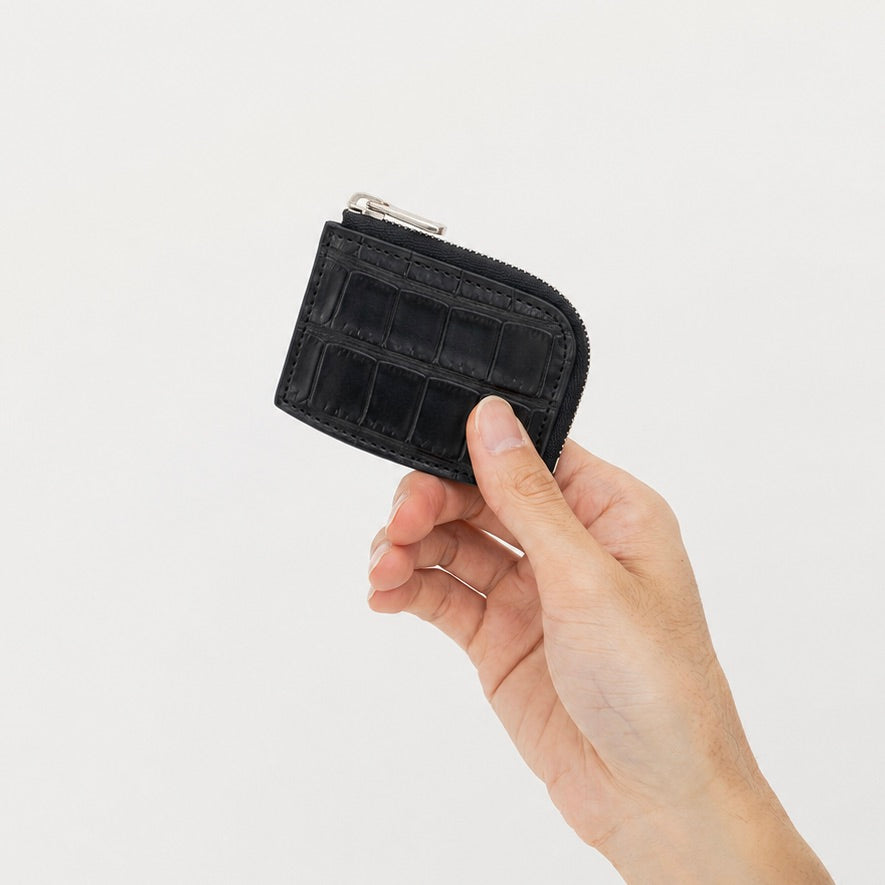 CRISTY KEY COIN CASE / CROCO｜クロコダイルレザーのキーコインケース｜ITTI（イッチ）公式