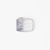 ITTI (イッチ) | CRISTY KEY COIN CASE / HIMALAYA (クリスティキーコインケース/ヒマラヤ)小銭入れ 鍵 収納 小さい レザー ブランド ホワイト グレー グラデーション メンズ レディース エキゾチック