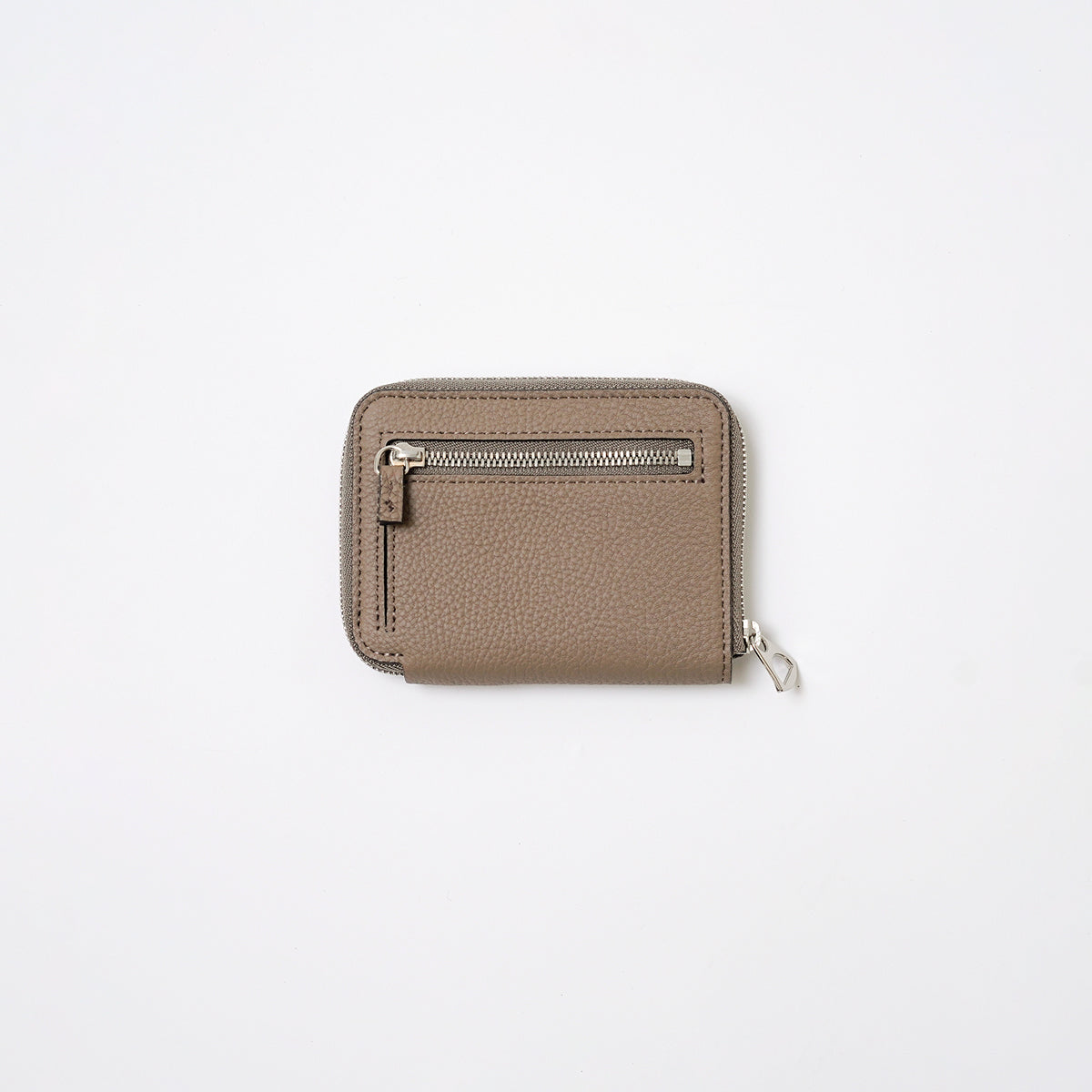 ITTI (イッチ) | CRISTY SLIM COMPACT WLT / DIPLO FJORD (クリスティスリムコンパクトウォレット / ディプロフィヨルド) 財布 さいふ サイフ メンズ レディース レザー ブランド 小さい ファスナー 薄い トープ グレージュ モグラ