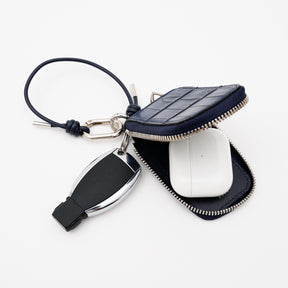 CRISTY SMART KEY CASE / AI CROCO｜藍染クロコダイル エキゾチックレザーの上質キーケース メンズ レディース｜ITTI（イッチ）公式