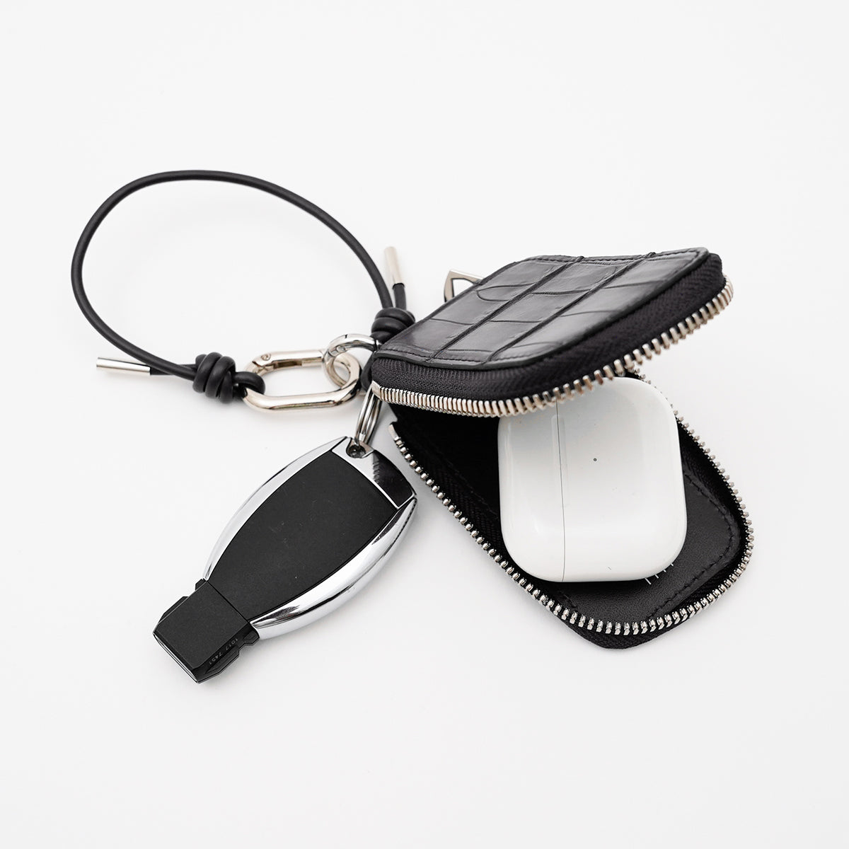CRISTY SMART KEY CASE / CROCO｜クロコダイル エキゾチックレザーの上質キーケース メンズ レディース｜ITTI（イッチ）公式