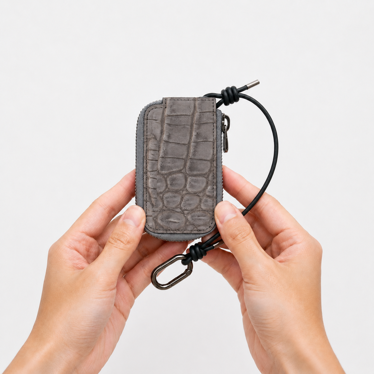 CRISTY SMART KEY CASE / NUBUCK CROCO【LIMITED】｜クロコダイルレザーのキーケース メンズ レディース｜ITTI（イッチ）公式