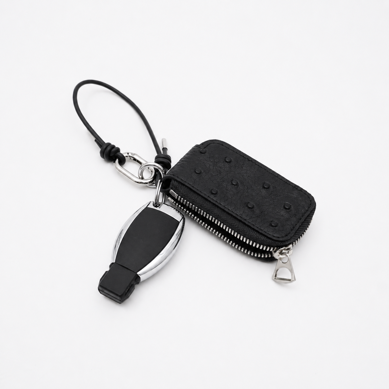 CRISTY SMART KEY CASE / OSTRICH｜オーストリッチレザーのキーケース