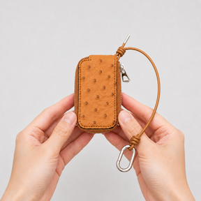 CRISTY SMART KEY CASE / OSTRICH｜オーストリッチレザーのキーケース｜ITTI（イッチ）公式