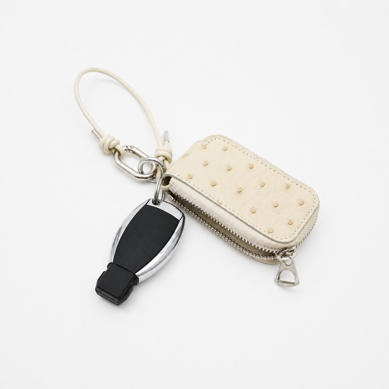 CRISTY SMART KEY CASE / OSTRICH｜オーストリッチレザーのキーケース