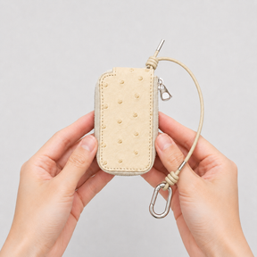 CRISTY SMART KEY CASE / OSTRICH｜オーストリッチレザーのキーケース｜ITTI（イッチ）公式