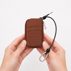 CRISTY SMART KEY CASE / POROSUS CROCO｜フランスHCP社製ポロサスクロコダイル使用 本革キーケース メンズ レディース ギフト｜ITTI（イッチ）公式