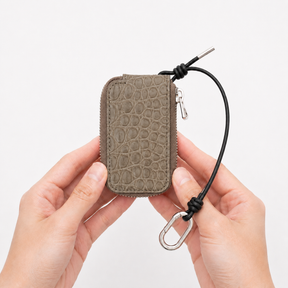 CRISTY SMART KEY CASE / POROSUS CROCO｜フランスHCP社製ポロサスクロコダイル使用 本革キーケース メンズ レディース ギフト｜ITTI（イッチ）公式
