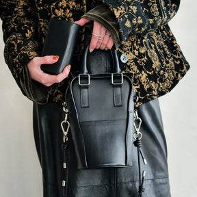 ITTI (イッチ) | HERRIE BALLER'S BAG / RAPTO(ヘリーボーラーズバッグ/ラプト) | レザー ショルダー バッグ かばん 鞄 カバン ユニセックス メンズ レディース ブランド ブラック 黒 black スムース 手持ち ハンド ショルダー 斜め掛け 肩掛け